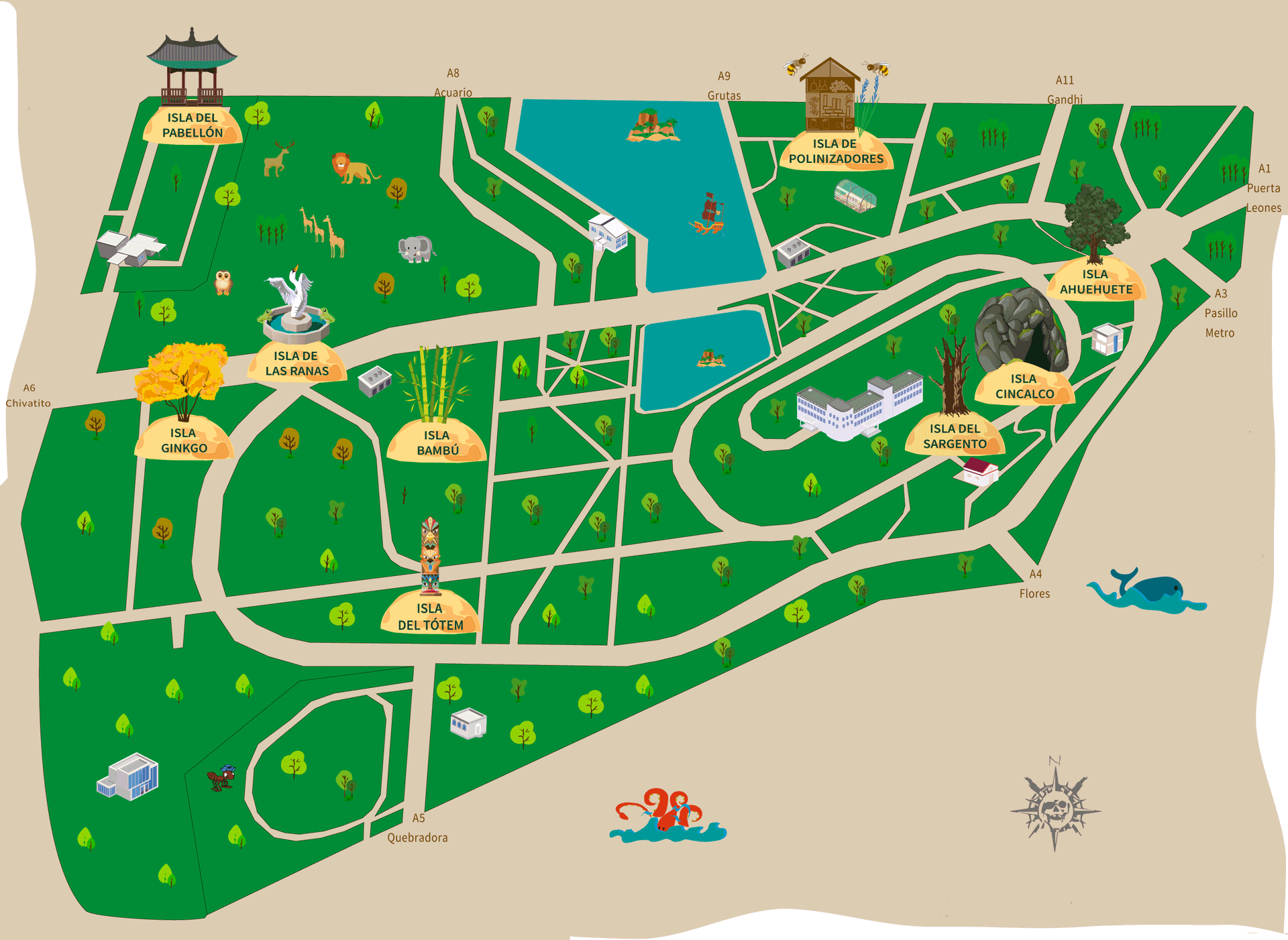 Bajando el mapa