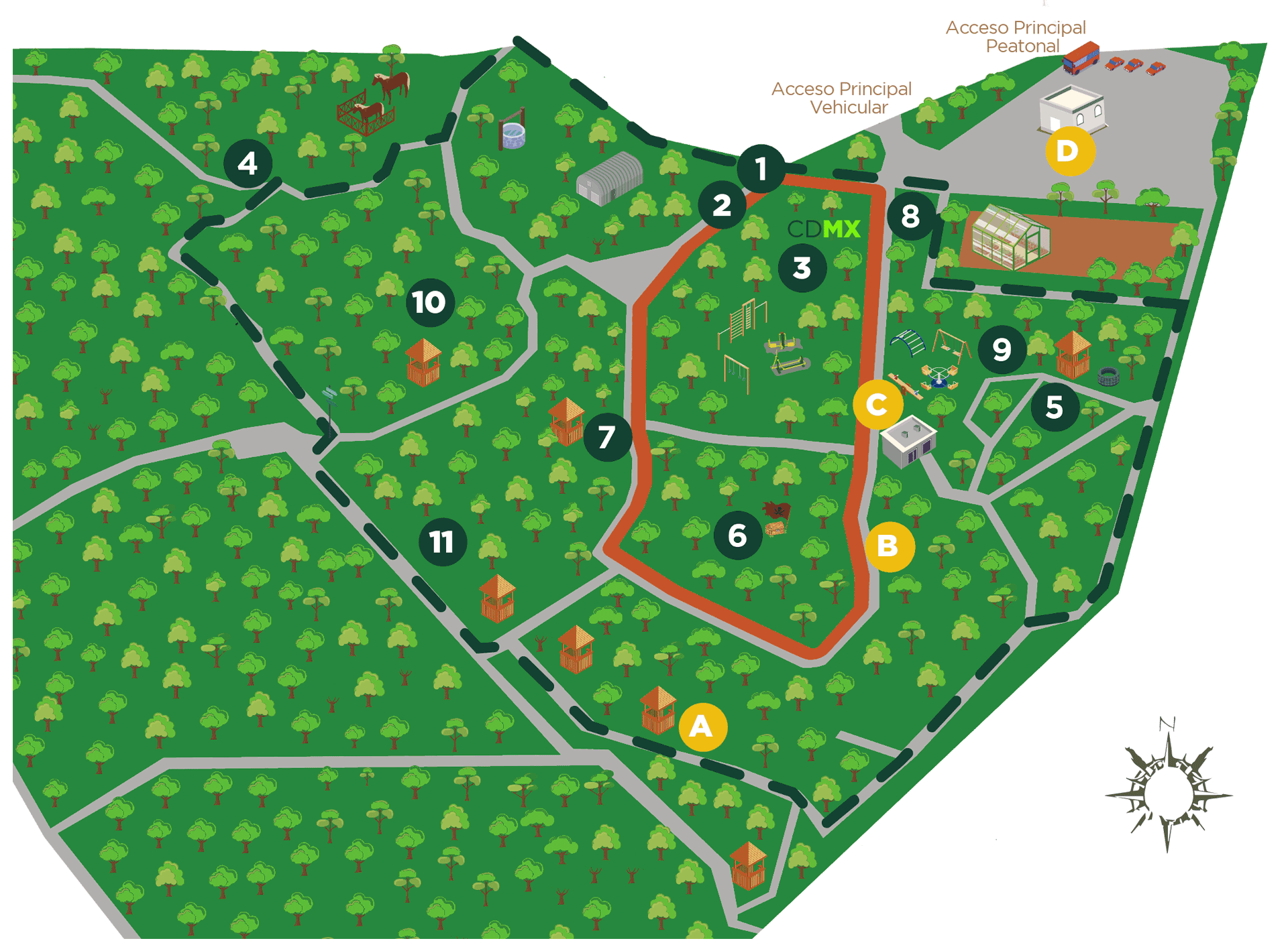 Bajando el mapa
