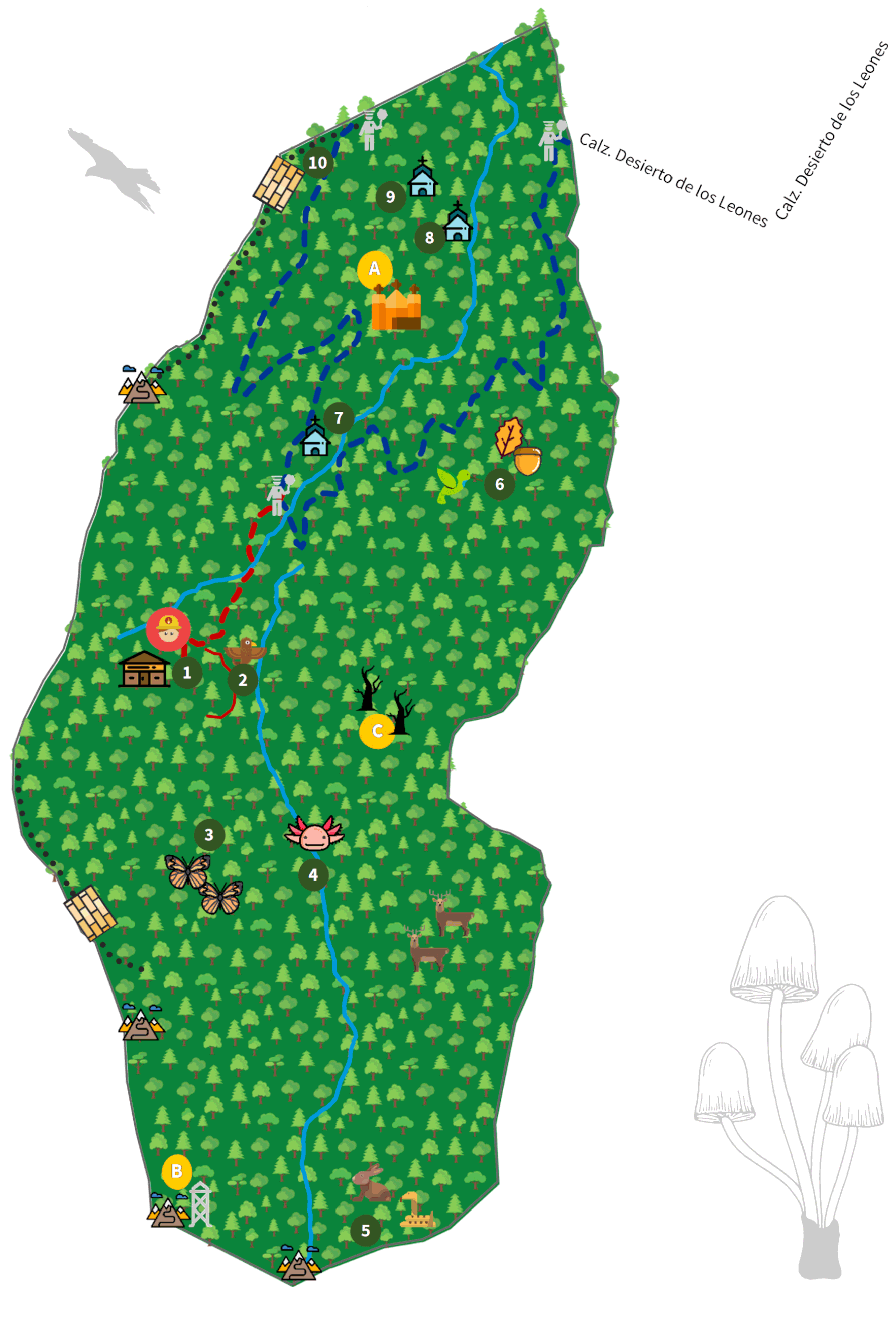 Bajando el mapa