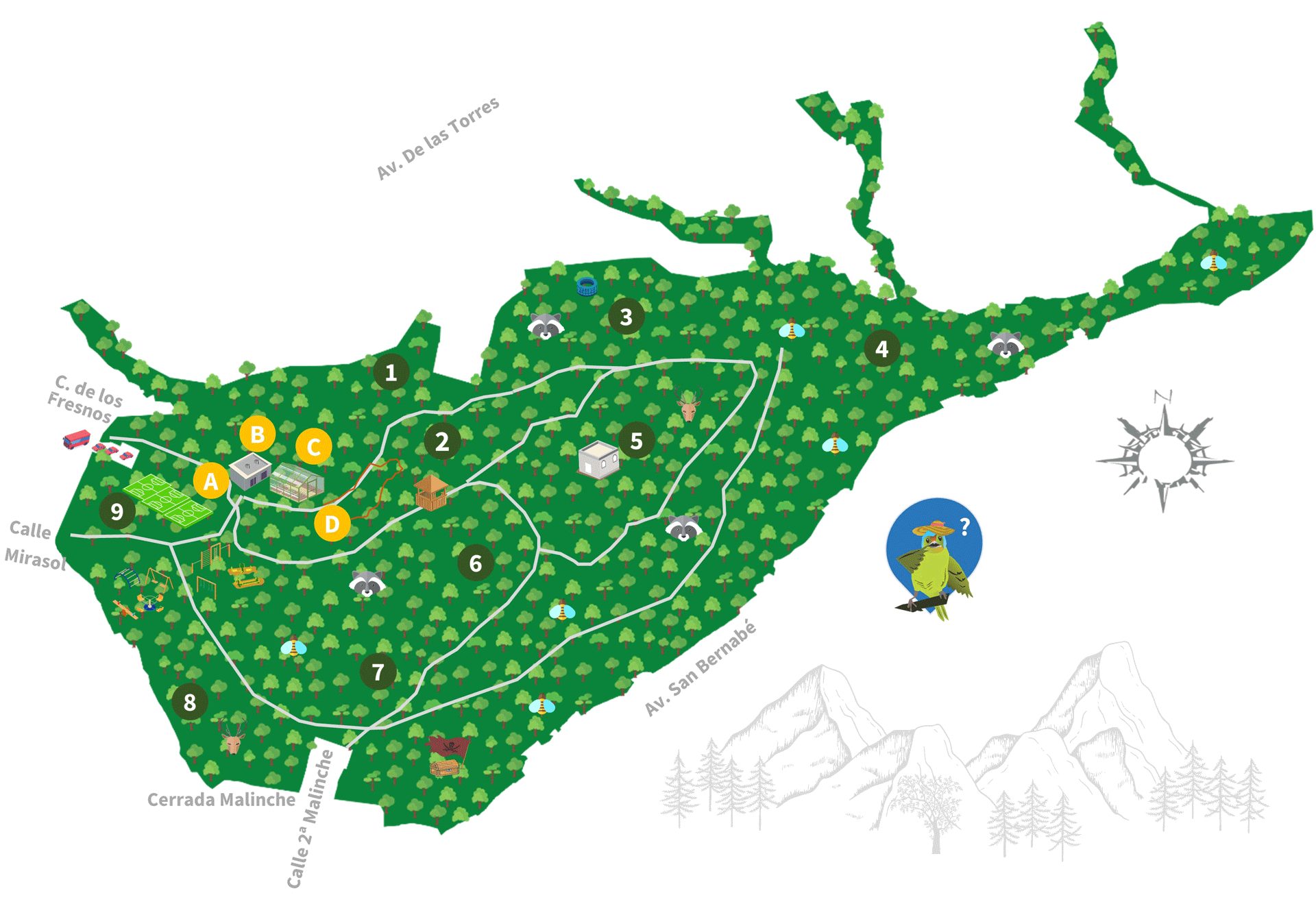 Bajando el mapa